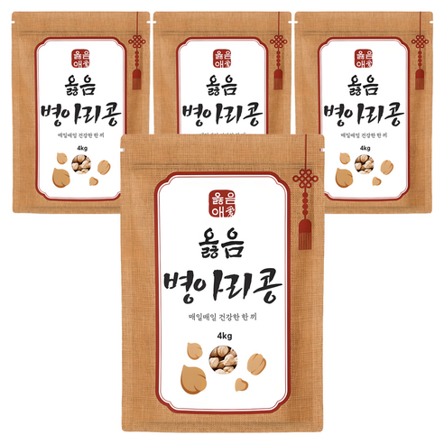 옳음애 병아리콩, 4kg, 4개