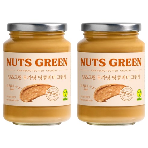 넛츠그린 무가당 땅콩버터 크런치