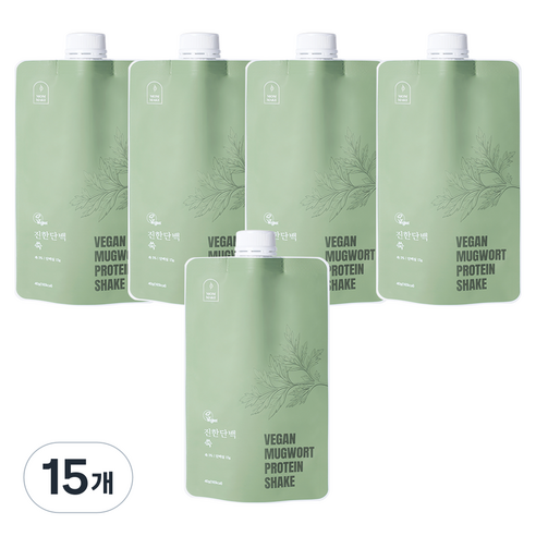 맘메이크 진한단백 쑥 파우치, 40g, 15개
