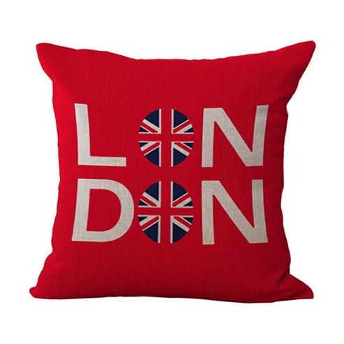 비케이 I LOVE LONDON 쿠션커버, 4
