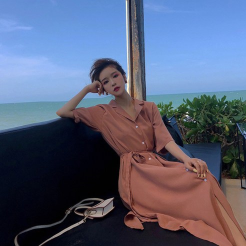 코코블랑 여성용 메이즈 셔츠원피스