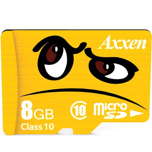 액센 프리미엄 캐릭터 마이크로 SD카드 MSD, 8GB, 1개