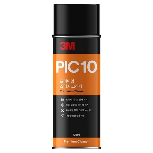 쓰리엠 PIC10 프리미엄 스티커 크리너 420ml