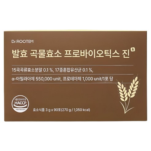 닥터루템 정품 발효 곡물효소 프로바이오틱스 진, 1개, 90회분