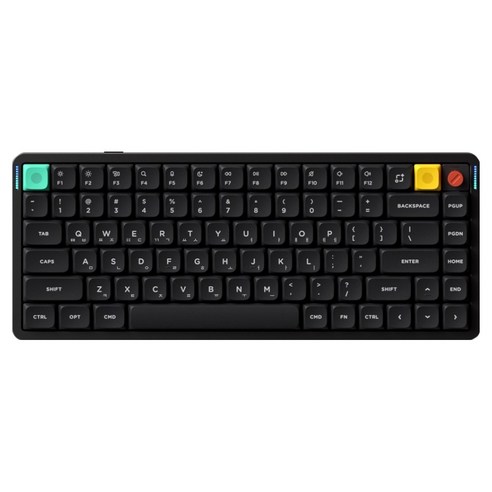 누피 로우 프로파일 블루투스 기계식 유무선 텐키리스 키보드, 저소음나노블러시축, AIR75 V3, 네뷸라 다크