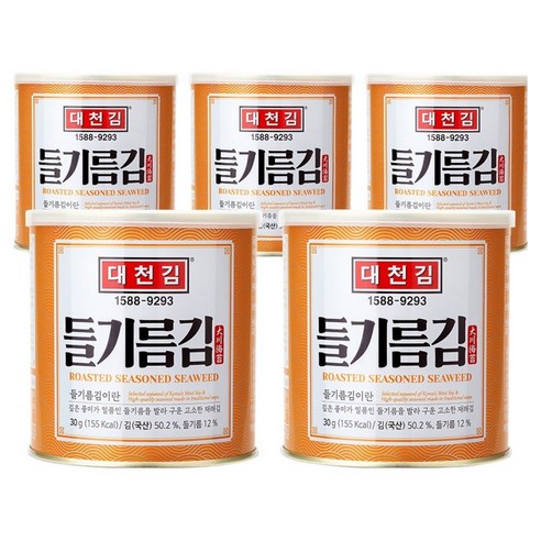 대천김 들기름 캔김 G105
