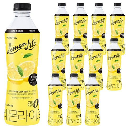 링티 레몬라이트, 12개, 1L