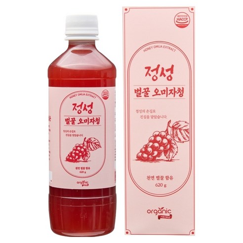 오가닉프렌즈 정성 벌꿀 오미자청