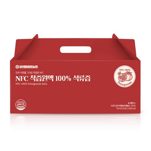 참앤들황토농원 NFC 착즙원액 100% 석류즙