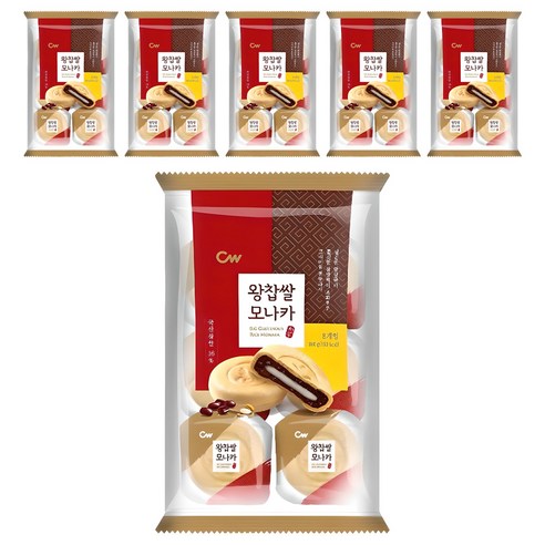 청우식품 왕찹쌀 모나카 8p