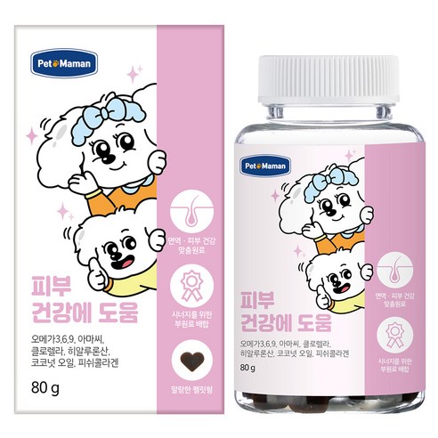펫또마망 강아지 영양제, 80g, 피부/피모, 1개