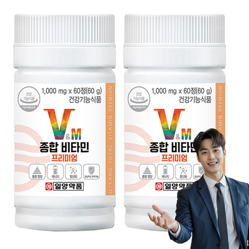 일양약품 종합비타민 프리미엄, 60정, 2개
