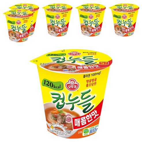 오뚜기 컵누들 매콤한맛 37.8g