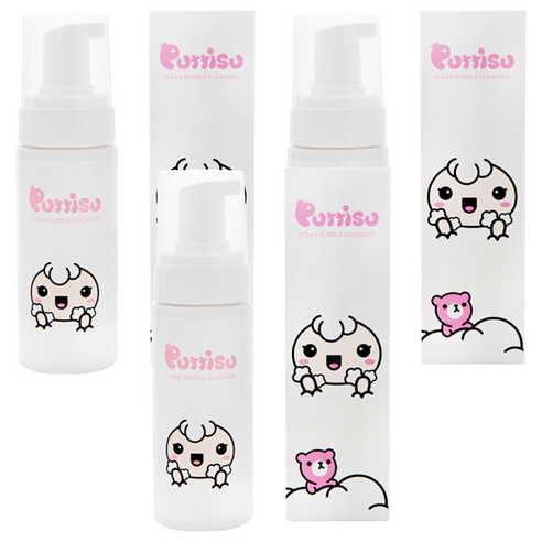 뿌띠슈 깔끄미 버블 클렌져, 150ml, 3개