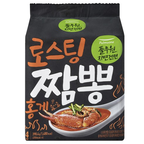 풀무원자연건면 로스팅 짬뽕 홍게 99.6g
