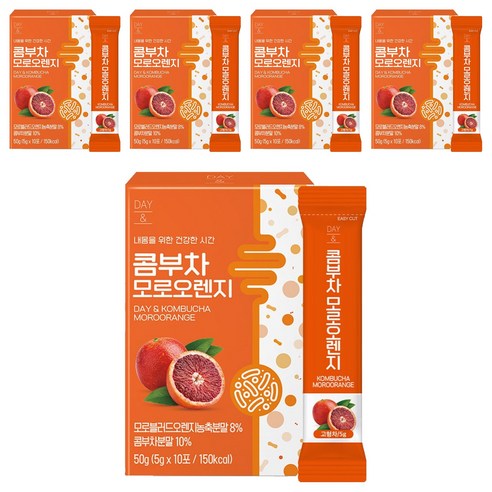 데이앤 콤부차 모로오렌지, 5g, 10개입, 5개