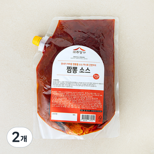 [로켓프레시] 고추명가 짬뽕소스, 2kg, 2개