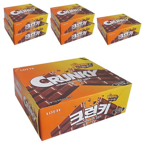 롯데웰푸드 크런키 초콜릿