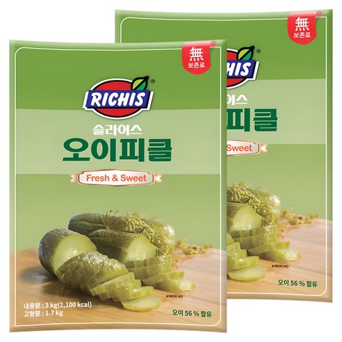 리치스 슬라이스 오이피클