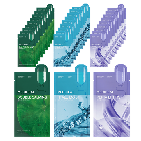 메디힐 데일리 솔루션 마스크팩 3종 세트, 30개입, 1개