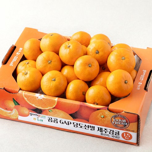 GAP 인증 농약안전 기준 적합, 당도선별 로얄과 등급 제주 감귤. 비타민C·플라보노이드 풍부한 봄철 면역력 강화 최적 과일. - 1