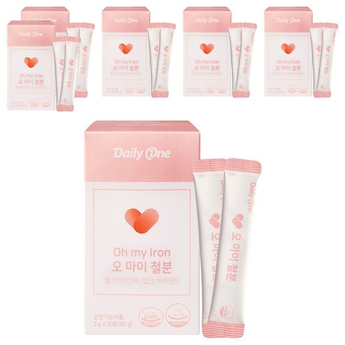 데일리원 오 마이 철분, 60g, 6개