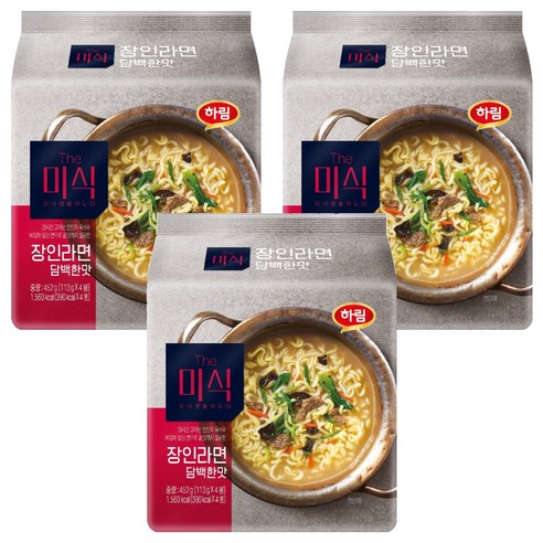 더미식 장인라면 담백한맛 113g