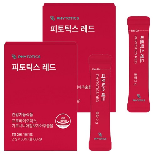 피토틱스 레드 유산균 30p, 60g, 2개