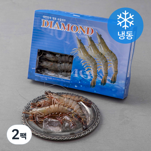 DIAMOND 홍다리 얼룩새우 20마리 (냉동)