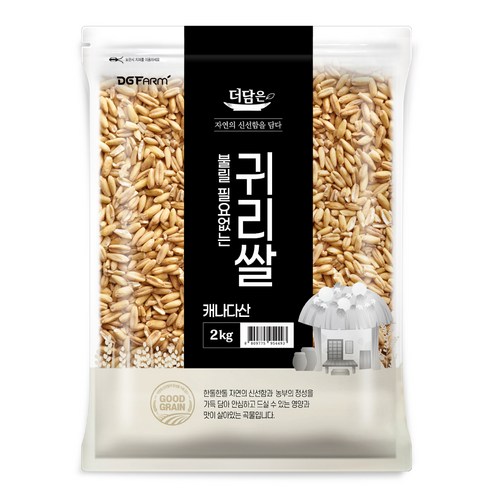 더담은 캐나다산 귀리쌀, 2kg, 1개