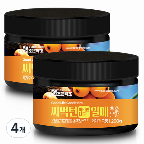 조은약초 비타민나무열매 가루, 200g, 4개
