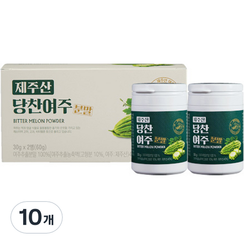 지비엠에스 제주산 당찬여주 분말, 30g, 20개