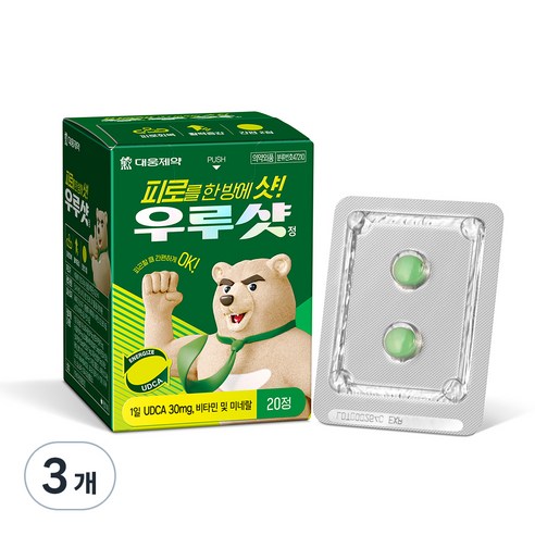 대웅제약 우루샷 멀티비타민, 20정, 3개