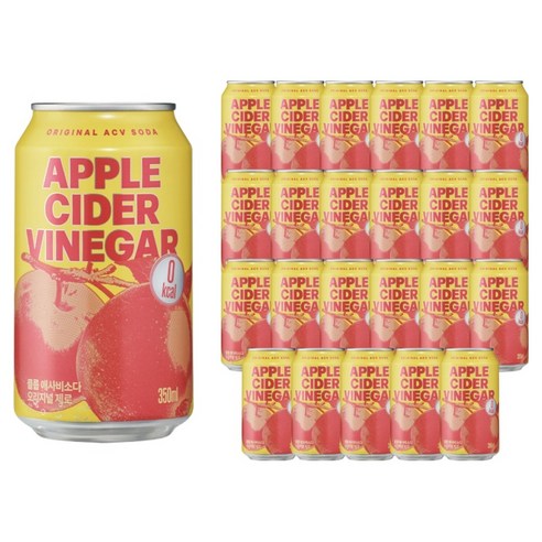 클룹 애사비소다 오리지널 제로 탄산음료, 350ml, 48개