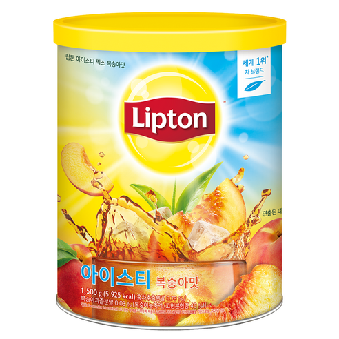 립톤 아이스티 믹스 복숭아맛, 1.5kg, 1개입, 1개