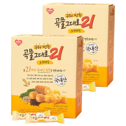 곡물그대로21 구워만든 스낵