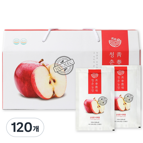 청춘농장 신선한 사과즙