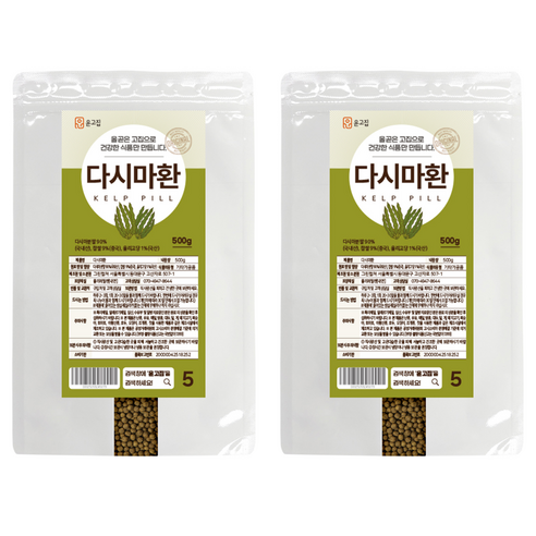 윤고집 다시마환, 500g, 2개
