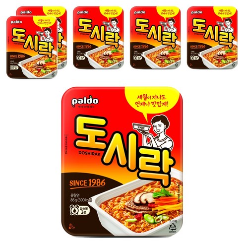 팔도도시락 컵라면 86g