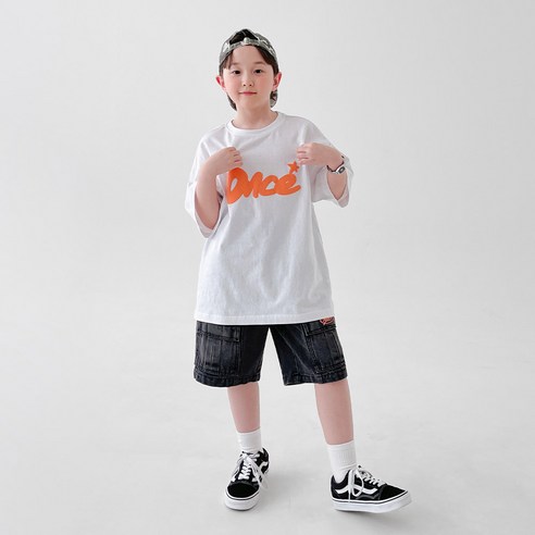 베리클로젯 남아용 키즈 컬러 팝 믹스 어린이 유아 여름 기본 반팔 티셔츠