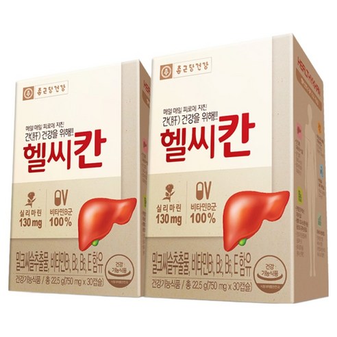 종근당건강 헬씨칸, 30정, 2개