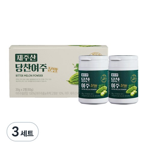 지비엠에스 제주산 당찬여주 분말, 30g, 6개