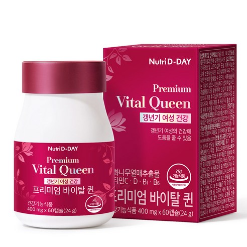 뉴트리디데이 프리미엄 바이탈 퀸 갱년기 영양제 24g