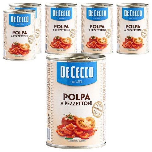 데체코 폴파 페제토니 토마토 통조림