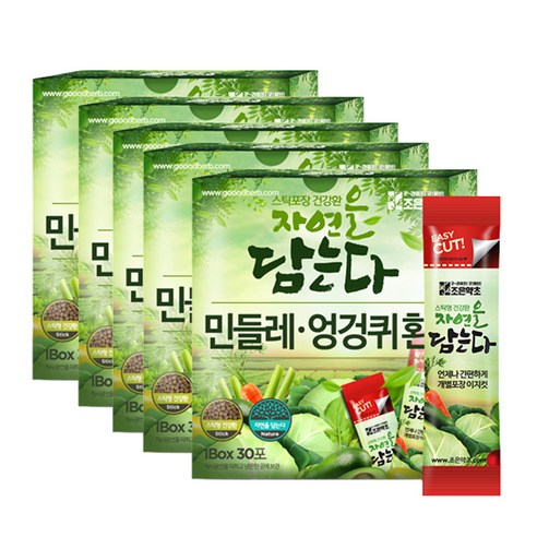 조은약초 민들레 엉겅퀴환 스틱, 5개, 90g