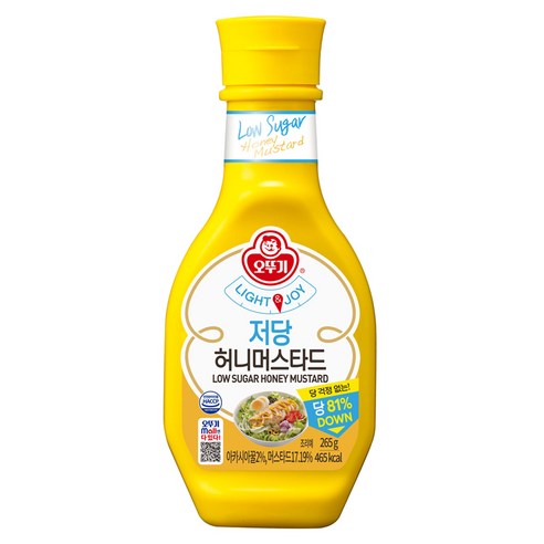 오뚜기 LIGHT 앤 JOY 저당 허니머스타드