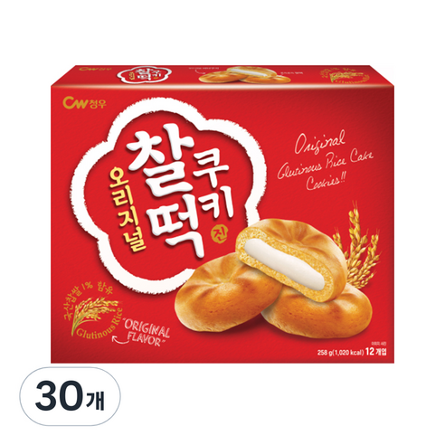 청우식품 오리지널 찰떡쿠키 12p