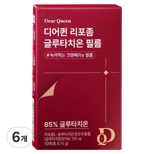프롬바이오 디어퀸 리포좀 글루타치온 필름, 6개