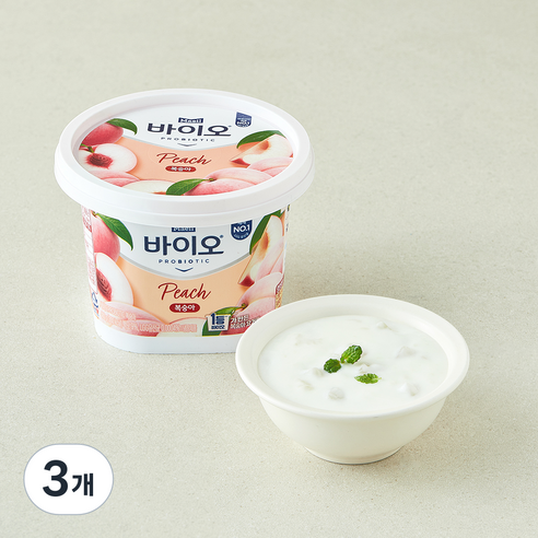 [로켓프레시] 매일바이오 프로바이오틱스 복숭아 요거트