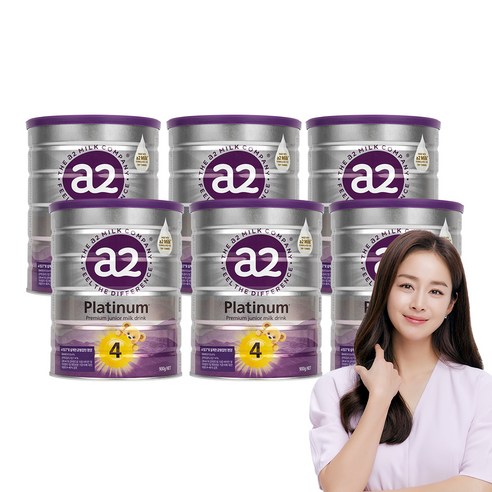 에이투밀크 뉴오리진 a2플래티넘 단백질 분유 4단계, 900g, 6개
